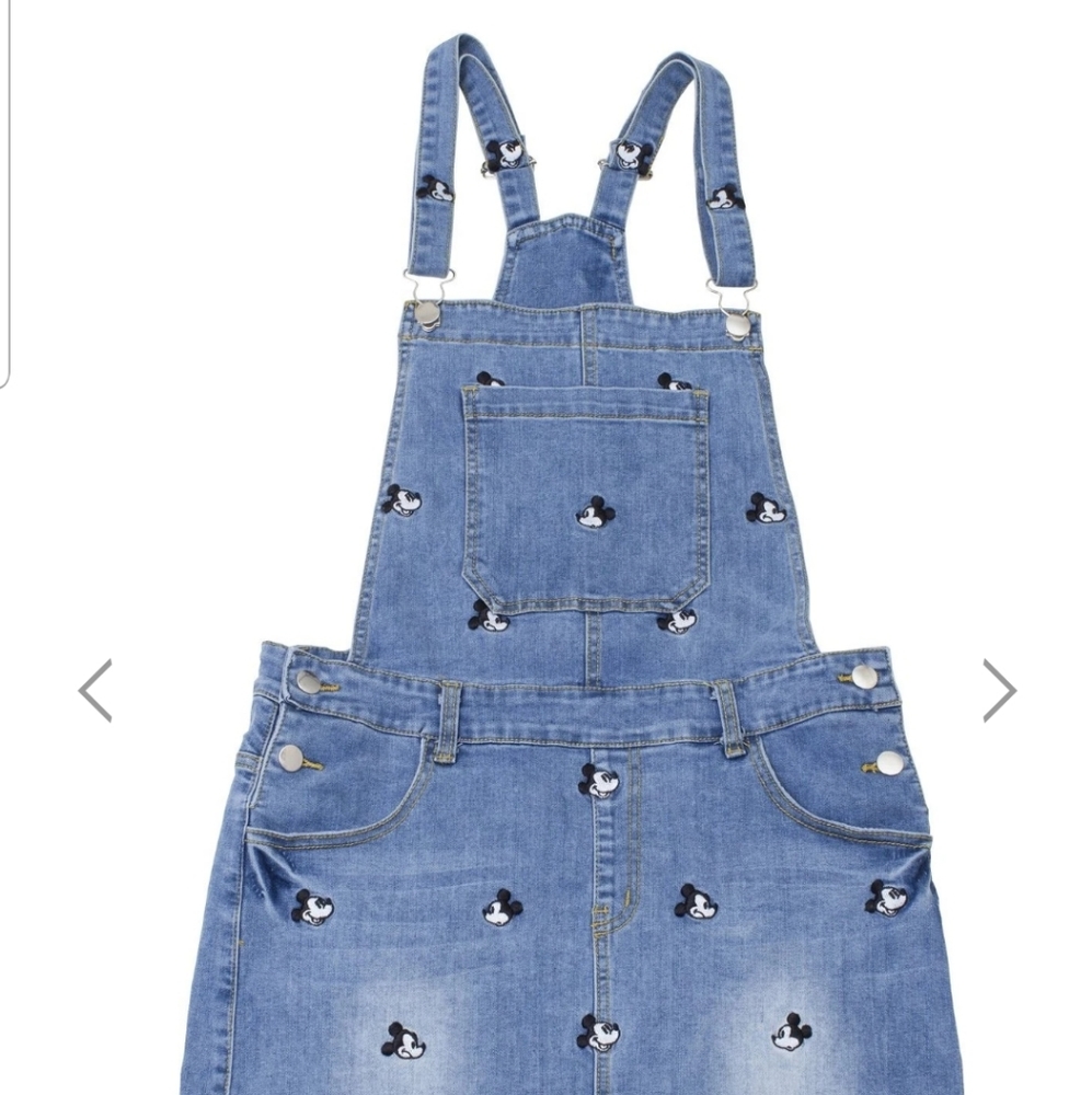 Mickey Denim Overalls Dress - ONLY WORN ONCE!